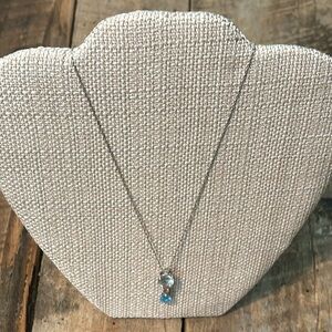 7.19ctw Green Amethyst, Blue Topaz, & Pink Sapphire in 925 & 18k White Gold